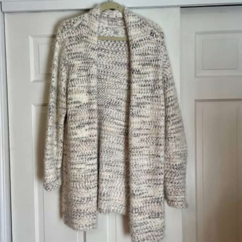 Thick Knit Cardigan Shawl